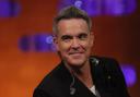 Robbie Williams during filming for the New Year’s Eve episode of The Graham Norton Show (Isabel Infantes/PA)