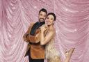 Undated BBC handout photo of Giovanni Pernice and Amanda Abbington at a photoshoot for Strictly (BBC/PA)