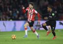 Southampton's Adam Lallana during Premier League game against West Ham.