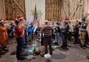 Carolling in Michelmersh Barns