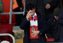 Saints owner Dragan Solak pictured at St Mary's earlier this season