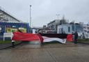 Palestine activists blockade Leonardo UK’s Millbrook factory