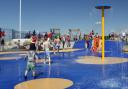 Stokes Bay Splash Park in Gosport