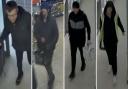 Police want to speak to four men in connection with the theft of over £1000 of alcohol from a Co-op on Long Lane.