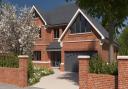 The plot has planning permission for a six bedroom home
