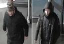 Police want to speak to two men in connection with the theft of over £3000 worth of jackets.