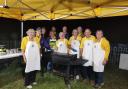 Meon Valley Lions Club provided over 300 hot dogs and burgers at the Wickham Beer Festival.