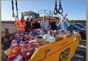 The 1,300 eggs were donated to the hospital by CR Civil Engineering and will be delivered to patients this weekend