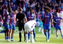 Crystal Palace had Chris Richards sent off against Bournemouth (Jonathan Brady/PA).