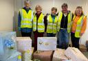 Volunteers at New Forest for Ukraine helped send more than 1,500 chocolate bunnies to children this Easter