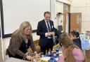 Darren Paffey, MP for Southampton Itchen, helped serve breakfast at the government-funded club.