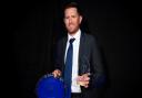 Hampshire star Liam Dawson pictured with his award
