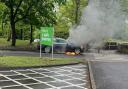 Firefighters rushed to the scene at 8:30am