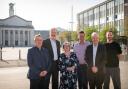 Members of the SOGROW steering group, Fred Bassett, Ross McNally, Councillor Lorna Fielker, Stephen Manion, Peter Taylor and Gareth Miller