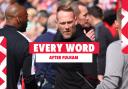 Saints interim boss Simon Rusk reflected on his side's 2-1 defeat to Fulham at St Mary's