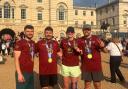 The WRS Systems team, pictured, from left, Cailemb Wolsey, Ben Smith, Sophie Jackson and Luke Bodington