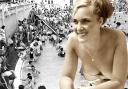 Lido - Heatwave. 4th Aug 1964. THE SOUTHERN DAILY ECHO ARCHIVES. Ref - 4394d