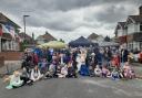 Residents marking the 80th anniversary of VE Day in Dawlish Avenue