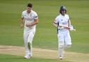 Southampton, UK, 05 May 2025. during the Rothesay County Championship match between Hampshire and Durham at Utilita Bowl. Credit: Dave Vokes/Alamy Live News