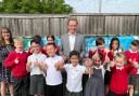 Young campaigners at Southampton school welcome visit from MP