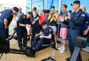 Victory Squadron cheer on rowers in Dunkirk anniversary fundraiser