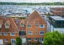 The stunning property on Rope Walk offers waterside views.