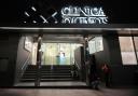 Maradona underwent surgery at the Olivos Clinic weeks before his passing, in Buenos Aires (AP)