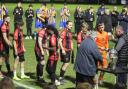 Romsey Town at North Hants Senior Cup Final against Basingstoke Town