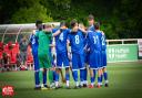 Eastleigh's under-19s celebrated victory at St George's Park