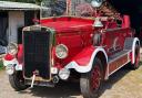 A classic military vehicle convoy will be lead by a Dennis fire appliance from the Second World War tomorrow.