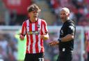 Southampton Tyler Dibling reacts after giving away a free-kick.