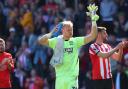 Southampton's Aaron Ramsdale was relieved after drawing 0-0 with Man City.