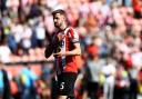 Jack Stephens celebrates after Saints hold Man City to a 0-0 draw.