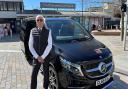 Stephen Rogers outside Southampton Central Station