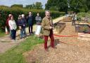 Mayor of Winchester opens the beds at Bishop's Waltham Gardening Club