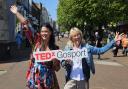 TEDxGosport license holder Annelies James and co-curator Emma Paxton.