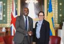 Foreign Secretary David Lammy meeting with Swedish Minister for Foreign Affairs, Maria Malmer Stenergard earlier this month.