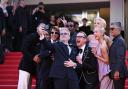 Greg Tarzan Davis, Angela Bassett, Tom Cruise, Christopher Mcquarrie, Tramell Tillman, Simon Pegg, Hannah Waddingham, Pom Klementieff and Esai Morales (Doug Peters/PA)