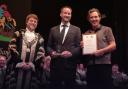 The award was given to Gareth Miller and Ed Gould by the newly sworn-in Lord Mayor of Southampton.