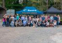 Employees gather at Wrington Warren for woodland restoration project