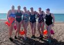 Sarah McCrae, far left, with fellow members of Team SeaGals