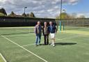 John Moret, Cllr Gordon Bailey and Gordon Taylor