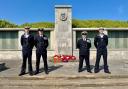 Royal Navy engineers honour WWII air gunners at memorial service