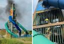 Firefighters rushed to the blaze at Lee-On-The-Solent