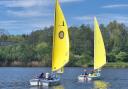 The group from Abbotswood Court went dinghy sailing.