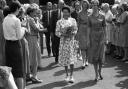 Princess Margaret visit to girl guides training school in Lyndhurst  - July 21, 1989.