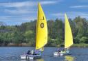 Residents from Abbotswood Care Home Sailing with the help of the specialist team at Testwood Lakes Sailability