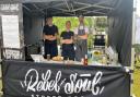 Elliot, Alanna and CJ Smith, who run Rebel Soul Street Food, one of the many stalls at the Big Eat Festival in Netley.