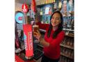 Satvir Kaur MP pulled a pint of Madri for a regular at the Bricklayers Arms in Millbrook.