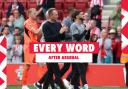Simon Rusk delivered his final press conference as Saints boss on Sunday